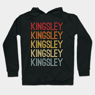 Kingsley Name Vintage Retro Gift Named Kingsley Hoodie